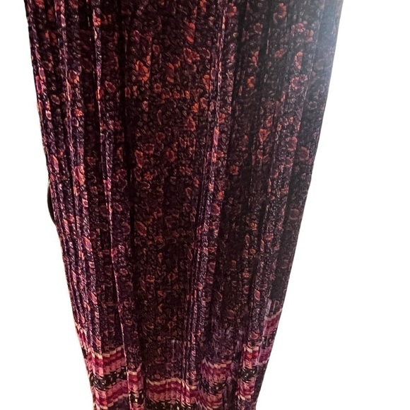 American Eagle‎ Outfitters Purple/ Pink Sleeveless Boho Floral Maxi Dress Small - Picture 5 of 5